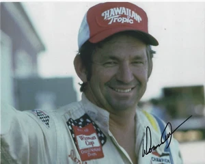 DONNIE ALLISON Signed 8 x 10 Photo NASCAR Racing VINTAGE Autographed FREE SHIP - Picture 1 of 1