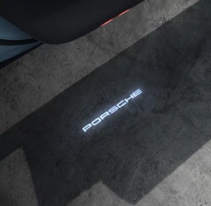 Original Porsche Türprojektor Logo 911 Macan Taycan Cayenne 991 992 Door Lights - Bild 1 von 5