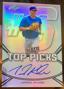 JARRED KELENIC 💥AUTOGRAPH ROOKIE💥 2018 Leaf Metal Draft RC On-Card Auto MINT💎 - Picture 1 of 7
