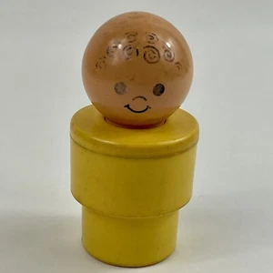 Fisher Price Little People Chunky Yellow Jumbo Figure Vintage Toy Replacement - Picture 1 of 8