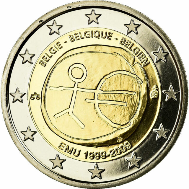 Espanha 2009 - 2 Euro comemorativo - 10 anos emu –