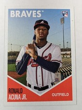 2018 Topps 582 Montgomery Club Set 1 Ronald Acuna Jr Rookie Card RC