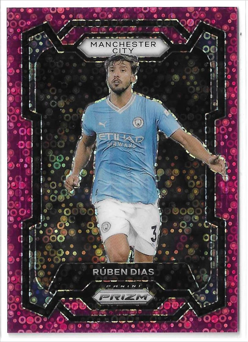 2023 PANINI PRIZM PREMIER LEAGUE RUBEN DIAS 125/149 MANCHESTER CITY #15 PURPLE
