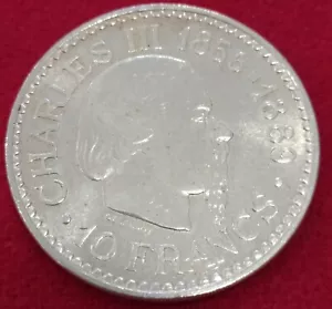 Moneda de plata 10 Francos Rainiero III 1966- EBC Monaco - Imagen 1 de 6