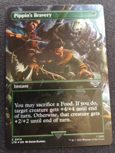 Pippin's Bravery - Foil - Borderless Scene - MTG - NM Unplayed - EN - 0414 - Picture 1 of 1