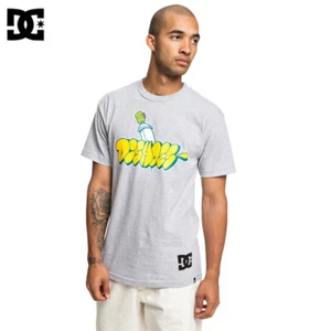 DC Shoes Throwy Skateboard Skate T-Shirt Tee Grey Men's NWT NEW Streetwear Surf - Picture 1 of 4