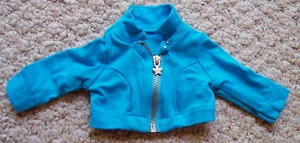 American Girl Blue Full Zip Sweatshirt Jacket - Picture 1 of 4