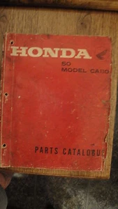 HONDA CA110 PARTS CATALOG MANUAL ASSEMBLY EXPLODED VIEWS - Picture 1 of 2