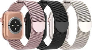 Confezione 3 Cinturino Metallo Rete Compatibile Con Cinturino Apple Watch 38mm 40mm - Foto 1 di 5