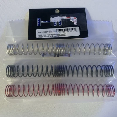 Hot Racing Multi Rate Rear Spring Set STE100MR128 NEW - Image 1 of 3
