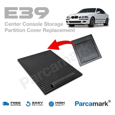 Cubierta de partición de almacenamiento de consola central BMW E39 - Repuesto de tapa deslizante (1995-2 Foto 1 de 4