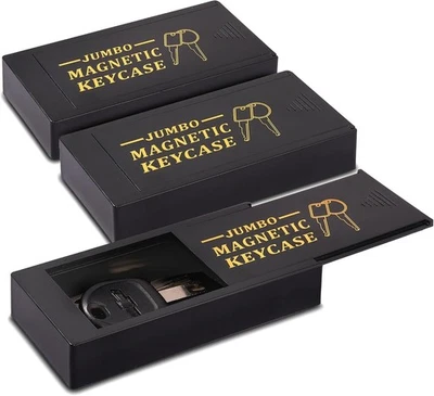 BRANDED 3x Hide A Key Magnetic Key Holder Key Box Car A Key Master Lock Key Holder HIDE