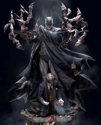 Batman Birth of Justice Sculpture (300mm) /3D Printed/Unpainted/Unassembled/GK - Image 1 of 4