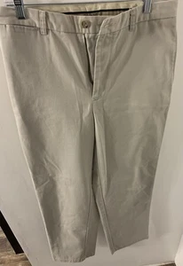 Banana Republic Tailored Slim Fit Pants Men's 33 x 32 Khaki - Picture 1 of 5