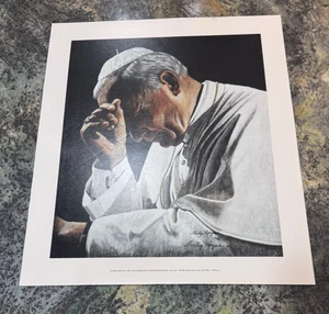 Religiöser Druck Papst Johannes Paul II. auf Leinwand von Shirley Morgan - Bild 1 von 11