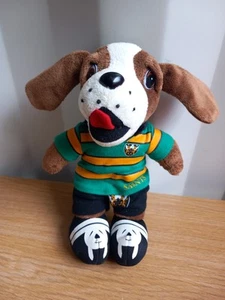 Northampton Saints Hund Rugby Maskottchen Plüsch Teddybär ca. 10 Zoll - Bild 1 von 4