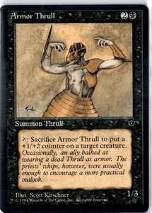 Fallen Empires Magic: The Gathering Armor Thrull Scott Kirschner NM - Picture 1 of 2