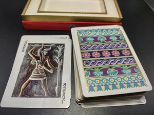 Vintage Heraclio Fournier Ancient Civilisations Playing Cards Egypt Art 1980s - Bild 1 von 4