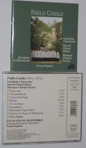 Pablo CASALS: Salve Regina, O vos omnes, Oracio a la Verge de Montserrat, OOP - Picture 1 of 1