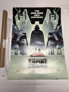 Star Wars: The Empire Strikes Back 40th Anniversary Original US Poster 27x40 D/S - Picture 1 of 3