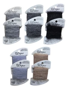 Rainbow Gallery Wisper Kid Mohair Lot of 10 Needlework Fuzzy Thread 20 Yards - Picture 1 of 3