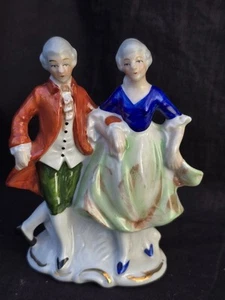 VINTAGE GRAFENTHAL LIPPELSDORF COURTING COUPLE FIGURINE GDR 1950'S, GERMANY - Picture 1 of 10