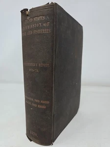 1878 US Commission of Fish & Fisheries Report 1875-76 Gov Printing Office - Foto 1 di 7