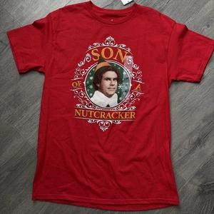 ELF Son Of A Nutcracker Christmas T-Shirt Adult Medium Holiday Will Ferrell New - Picture 1 of 8