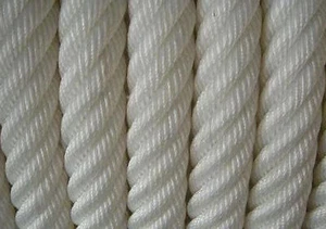 2 piece 1/2" x25' Twisted 3 Strand Anchor Rope with Thimble - Picture 1 of 1