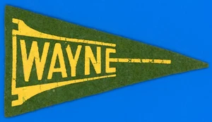 Old Vintage Antique 1936-1938 BF3 Wayne Tartars Football Mini Pennant *H158 - Picture 1 of 2