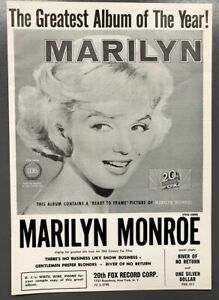 MARILYN MONROE 1962 vintage POSTER ADVERT HITS FROM THE 20th CENTURY FOX FILMS