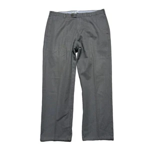 Peter Millar Crown Sport Pants Mens 34 X 29 Charcoal Gray Straight Fit Preppy - Picture 1 of 8