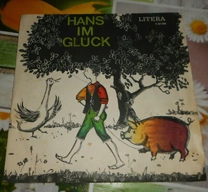 DDR Hans im Glück + Brüder Grimm + Märchen Vinyl Single Schallplatte Litera - Bild 1 von 2