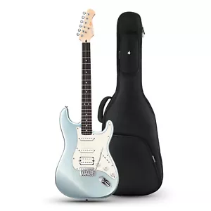 🎸Donner Q1 Electric Guitar Solid Body HSS Pickup Tremolo With Gig Bag Ice Blue - Picture 1 of 9