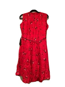 Round Neck Floral Print Summer MIDI - Picture 1 of 2
