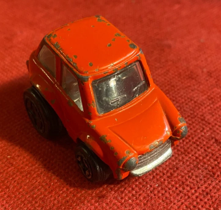 POLISTIL Auto MINI MINOR scala 1:66 Made in Italy MG 20 metallo Arancione - Immagine 1 di 3