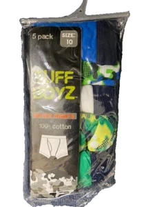 Tuff Boyz Boxer Briefs - Boys Size 10 - 5 Pack - Picture 1 of 4