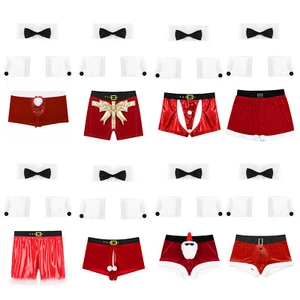 Disfraz de Navidad para hombre para conjunto de lencería navideña trajes de franela traje de festival - Imagen 1 de 68