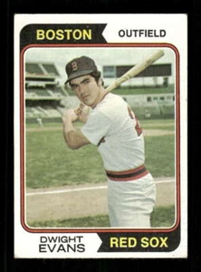 1974 Topps Baseball 351 Dwight Evans 2nd yr VGEX BXCP21 - Picture 1 of 2