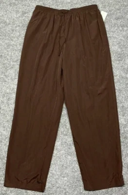 Pantalones deportivos Koret para mujer L marrón bolsillos ajustable con cordón cintura nuevos Foto 1 de 4