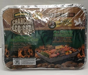 Griglia Eco-Grill Carbone All In One CoShell Monouso Portellone Grill Go Green "NUOVA" - Foto 1 di 5