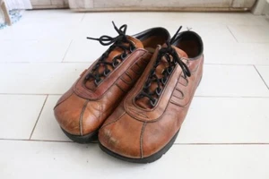 Levi's Leather Shoes Sneakers Vintage Brown Size Men's US9 / JP27 Very Good - Picture 1 of 4