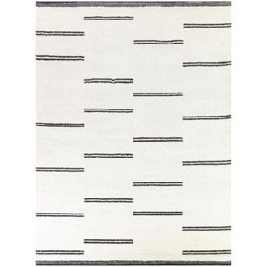 Balta Flooring 8'X10' Ferrara Charcoal Striped Area Rug Polypropylene Imported - Picture 1 of 5