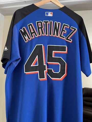 pedro martinez New York Mets Majestic Jersey Size XL Cover
