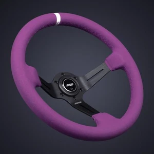 DND Performance Interior Full Color Alcantara Race Wheel 350mm (Purple) - Picture 1 of 2