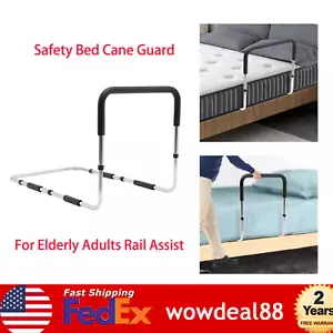Adjustable Bed Rail Non-slip Adult Rail Assist For Seniors Safety Bed Cane Guard - Picture 1 of 19
