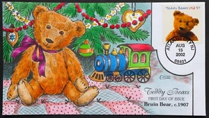U.S. Used #3653 37c Teddy Bear 2002 Collins First Day Cover (FDC) - Picture 1 of 1