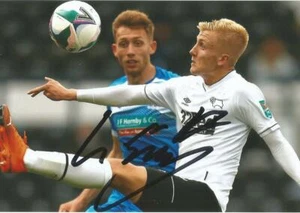 DERBY: FOTO AZIONE FIRMATA LOUIE SIBLEY 6x4 + certificato di autenticità - Foto 1 di 1