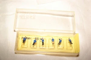 PREISER Z 6 PERSONNAGES FIGURINES POLICIERS 8510 TRAIN ELECTRIQUE NEUF BOITE - Photo 1/1