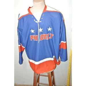 Hockey Jersey Phi Delt Kinetic Society Los Angelas Size Large - Picture 1 of 7